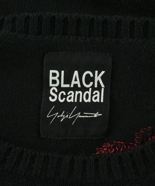 BLACK scandal yohji yamamoto（ブラックスキャンダルヨウジヤマモト）ニット・セーター 黒 サイズ:3(M位) メンズ/2200706087024