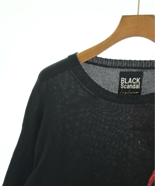 BLACK scandal yohji yamamoto（ブラックスキャンダルヨウジヤマモト）ニット・セーター 黒 サイズ:3(M位) メンズ/2200706087024