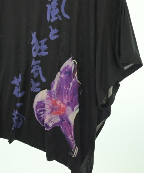BLACK scandal yohji yamamoto（ブラックスキャンダルヨウジヤマモト）Tシャツ・カットソー 黒 サイズ:2(S位) メンズ/2200706087055