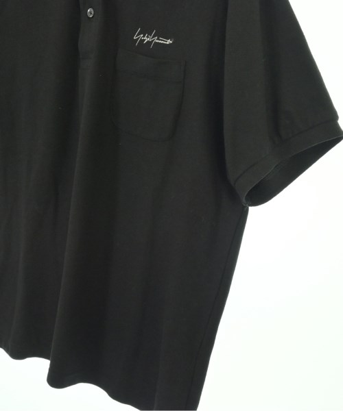 BLACK scandal yohji yamamoto（ブラックスキャンダルヨウジヤマモト）ポロシャツ 黒 サイズ:3(M位) メンズ/2200721995069