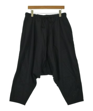 Yohji Yamamoto ワイドクロップドパンツ　ブラック BLACK scandal yohji yamamoto（ブラックスキャンダルヨウジヤマモト
