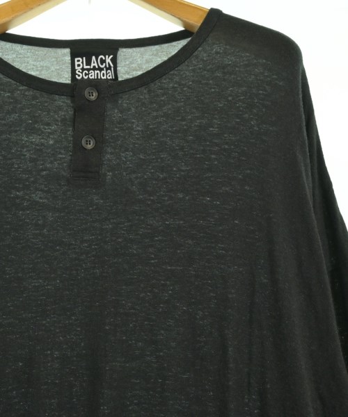 BLACK scandal yohji yamamoto（ブラックスキャンダルヨウジヤマモト）Tシャツ・カットソー 黒 サイズ:3(M位) メンズ/2200728445055