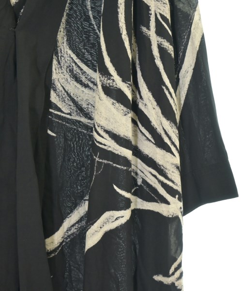 BLACK scandal yohji yamamoto（ブラックスキャンダルヨウジヤマモト）シャツワンピース 黒 サイズ:1(XS位) レディース/2200691070063