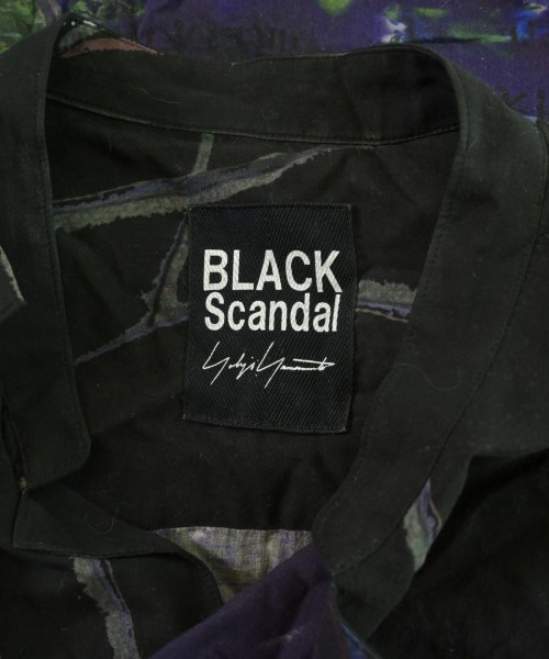 BLACK scandal yohji yamamoto（ブラックスキャンダルヨウジヤマモト）カジュアルシャツ 黒 サイズ:2(S位) メンズ/2200691709307