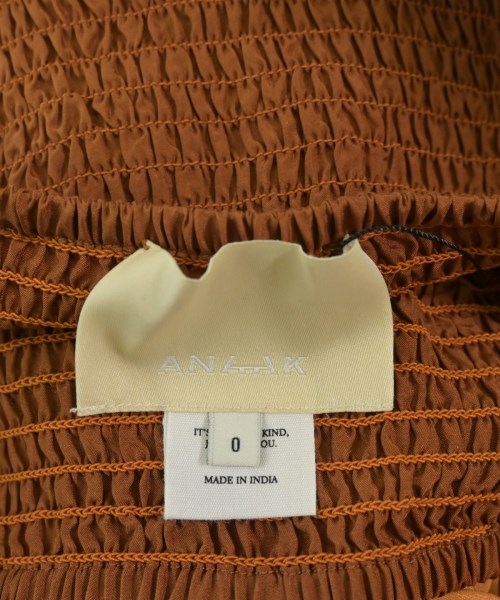 Anaak（アナーク）ロング・マキシ丈スカート 茶 サイズ:0(XS位) レディース/2200631155270