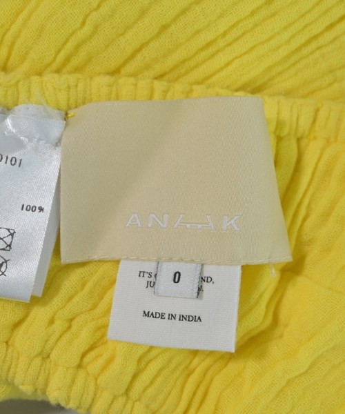 Anaak（アナーク）Tシャツ・カットソー 黄 サイズ:0(XS位) レディース/2200631225997