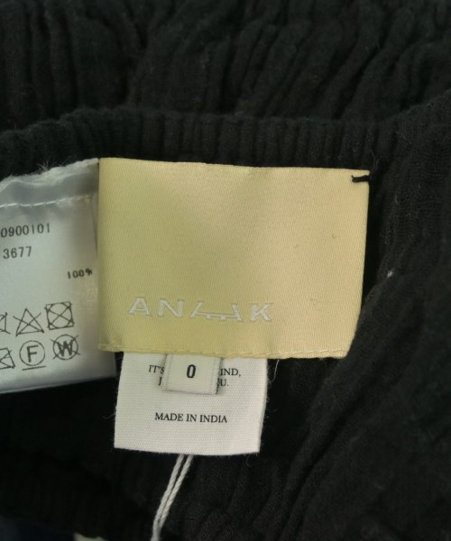 Anaak（アナーク）Tシャツ・カットソー 黒 サイズ:0(XS位) レディース/2200631232278