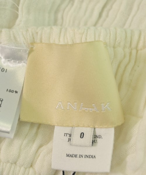Anaak（アナーク）Tシャツ・カットソー 白 サイズ:0(XS位) レディース/2200631232490