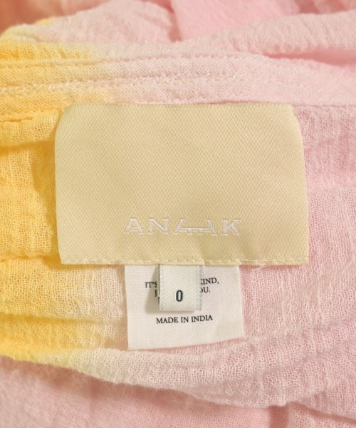 Anaak（アナーク）カジュアルシャツ 黄 サイズ:0(XS位) レディース/2200725453039