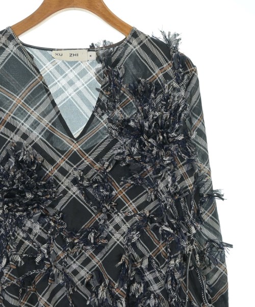 XU ZHI（シュージー）ブラウス 黒 サイズ:8(L位) レディース/2200645323023