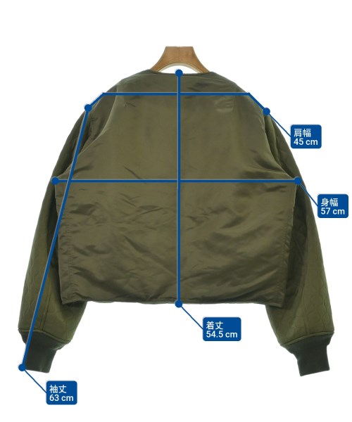 manon（マノン）ミリタリーブルゾン カーキ サイズ:0(XS位) レディース/2200620889056