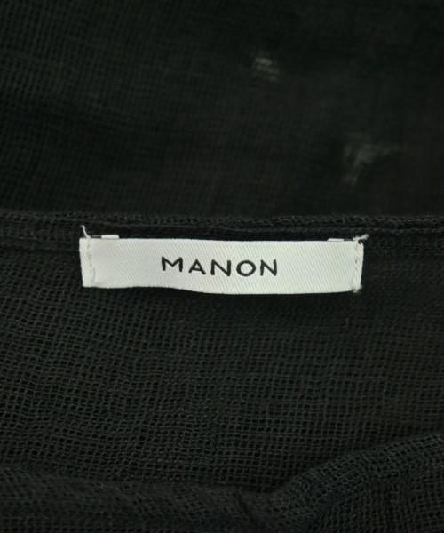 manon（マノン）ブラウス 黒 サイズ:0(XS位) レディース/2200605985025
