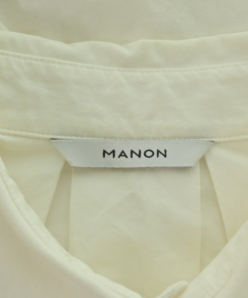 manon（マノン）カジュアルシャツ 白 サイズ:0(XS位) レディース/2200700227020