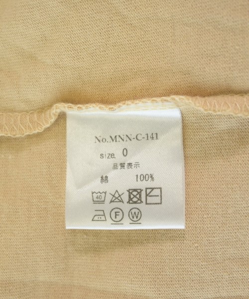 manon（マノン）Tシャツ・カットソー ベージュ サイズ:0(XS位) レディース/2200708178102