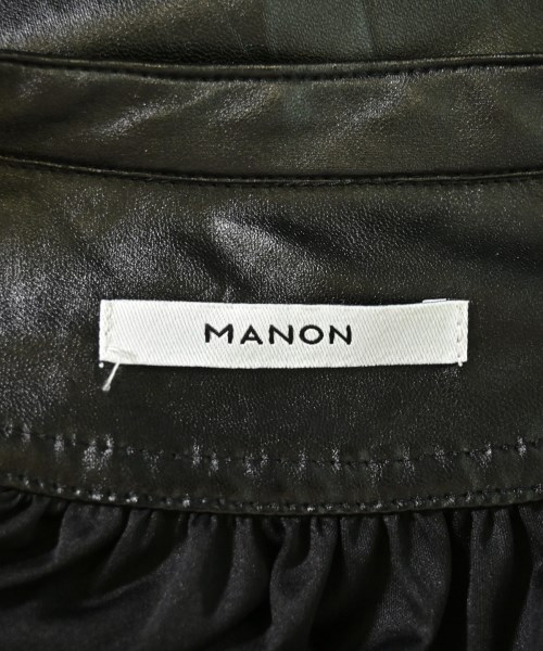 manon（マノン）カジュアルシャツ 黒 サイズ:0(XS位) レディース/2200717191079