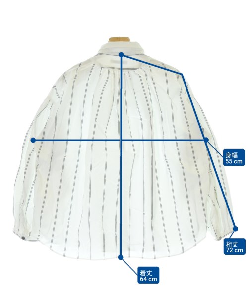 manon（マノン）カジュアルシャツ 白 サイズ:0(XS位) レディース/2200641383113