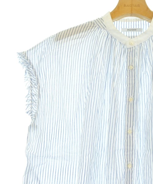 manon（マノン）ブラウス 白 サイズ:0(XS位) レディース/2200669578072