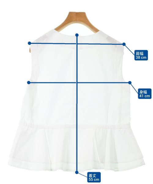 manon（マノン）ブラウス 白 サイズ:0(XS位) レディース/2200669158045