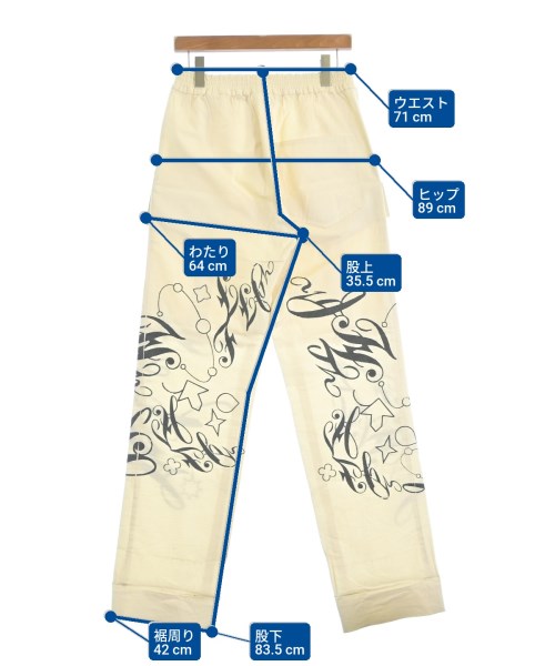 Stefan Cooke（ステファンクーク）カーゴパンツ 白 サイズ:M メンズ/2200628353047