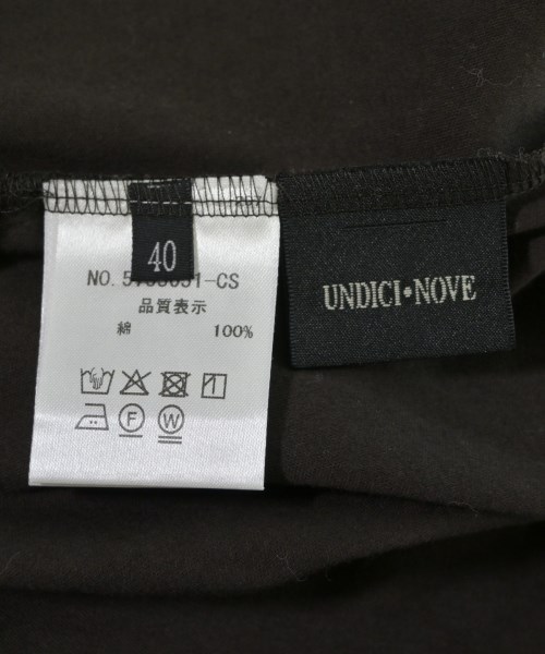 UNDICI NOVE（ウンディッチノーベ）ノースリーブ 茶 サイズ:40(M位) レディース/2200670966059