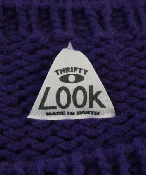 THRIFTY LOOK（スリフティールック）ニット・セーター 紫 サイズ:L メンズ/2200655899037