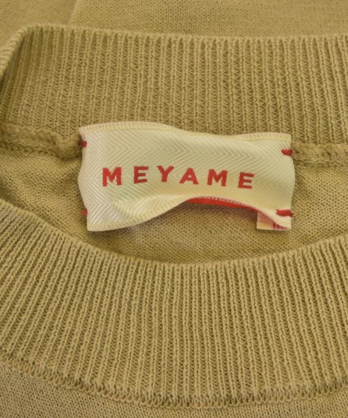 MEYAME（メヤメ）ニット・セーター ベージュ サイズ:F レディース/2200625068289