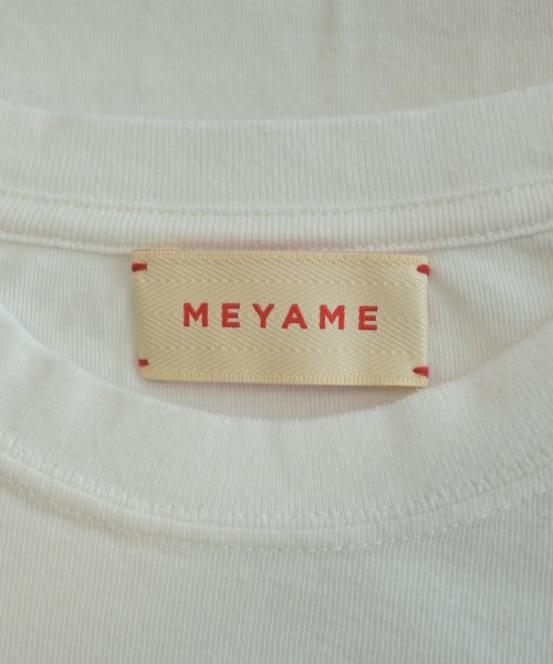 MEYAME（メヤメ）Tシャツ・カットソー 白 サイズ:F レディース/2200644741934
