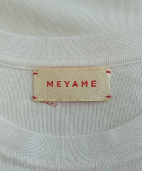 MEYAME（メヤメ）Tシャツ・カットソー 白 サイズ:F レディース/2200644741941