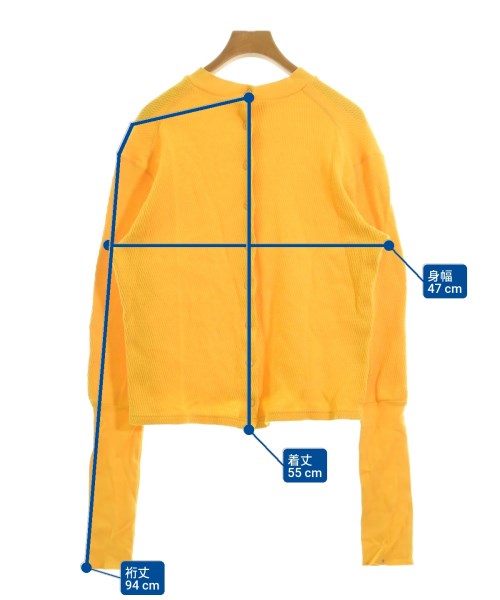 MEYAME（メヤメ）カーディガン 黄 サイズ:F レディース/2200618143061