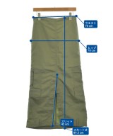 MEYAME（メヤメ）ロング・マキシ丈スカート カーキ サイズ:2(M位) レディース/2200614025019