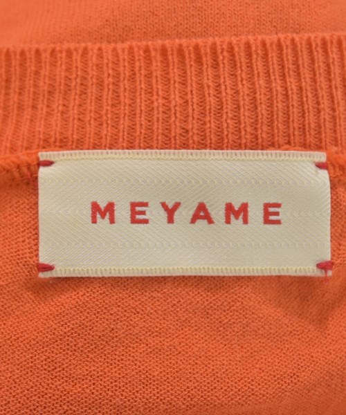 MEYAME（メヤメ）ニット・セーター オレンジ サイズ:F レディース/2200604381064