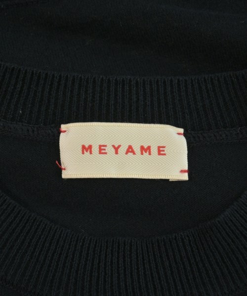 MEYAME（メヤメ）ニット・セーター 黒 サイズ:F レディース/2200640055349