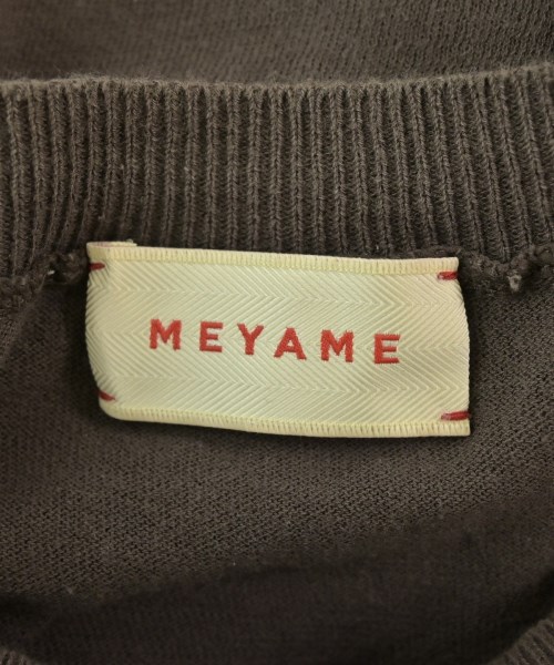 MEYAME（メヤメ）ニット・セーター 茶 サイズ:F レディース/2200686224020
