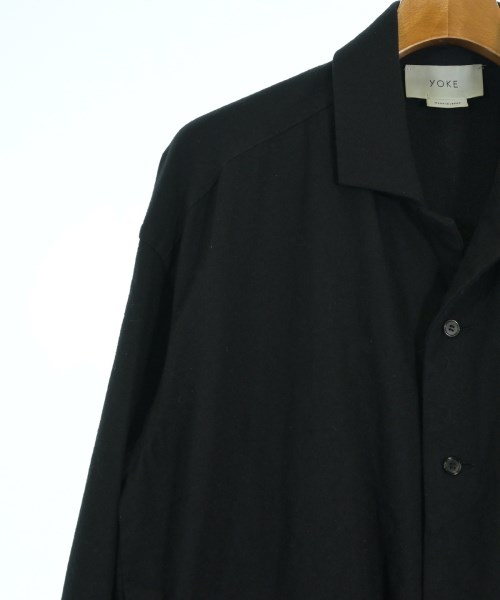 YOKE（ヨーク）カジュアルシャツ 黒 サイズ:S メンズ/2200636691018