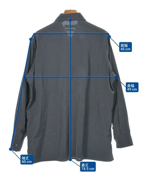 YOKE（ヨーク）カジュアルシャツ グレー サイズ:1(S位) メンズ/2200637338011