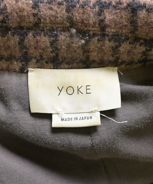 YOKE（ヨーク）ステンカラーコート 茶 サイズ:M メンズ/2200639972039