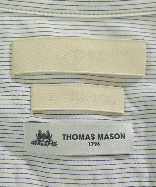 YOKE（ヨーク）カジュアルシャツ 白 サイズ:2(M位) メンズ/2200640433024