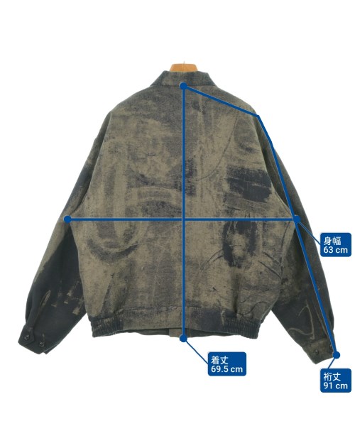 YOKE（ヨーク）ブルゾン グレー サイズ:3(L位) メンズ/2200641080012