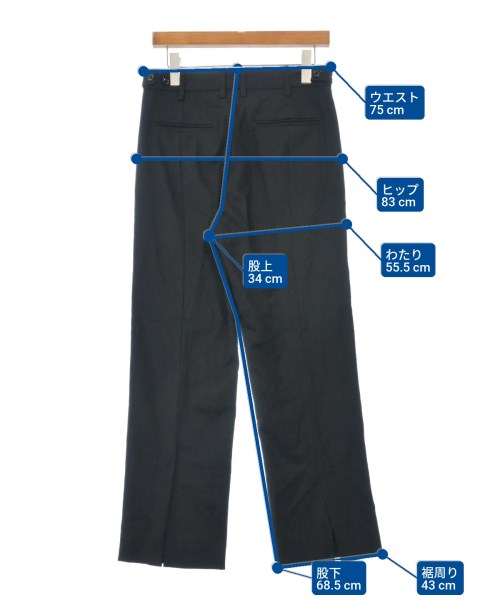 YOKE（ヨーク）スラックス 黒 サイズ:2(M位) メンズ/2200644030014