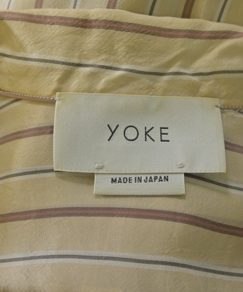 YOKE（ヨーク）カジュアルシャツ ベージュ サイズ:S メンズ/2200617283171