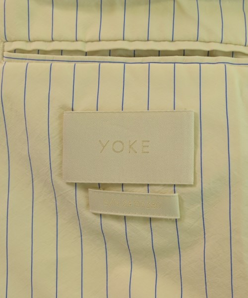 YOKE（ヨーク）ジャケット 白 サイズ:1(S位) メンズ/2200624984054