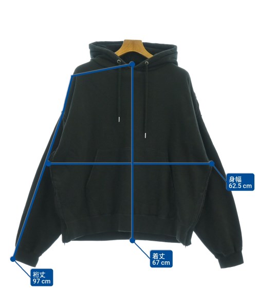 YOKE（ヨーク）パーカー 黒 サイズ:M メンズ/2200627064036