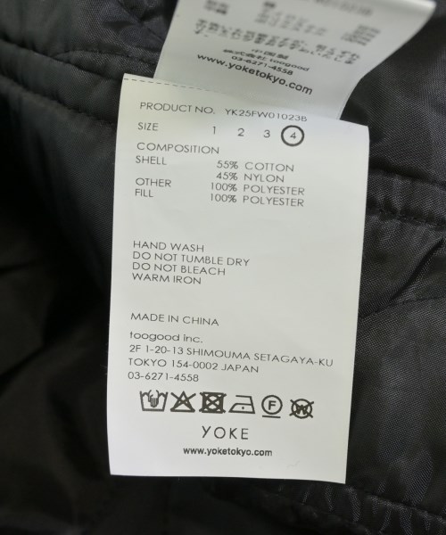 YOKE（ヨーク）その他 黒 サイズ:4(XL位) メンズ/2200630030011