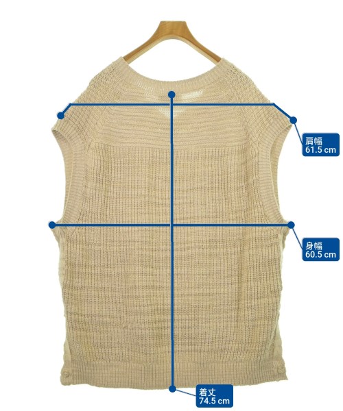 YOKE（ヨーク）ベスト ベージュ サイズ:M メンズ/2200630962077