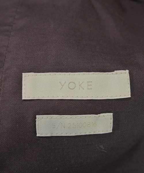YOKE（ヨーク）スラックス 茶 サイズ:2(M位) メンズ/2200613575072