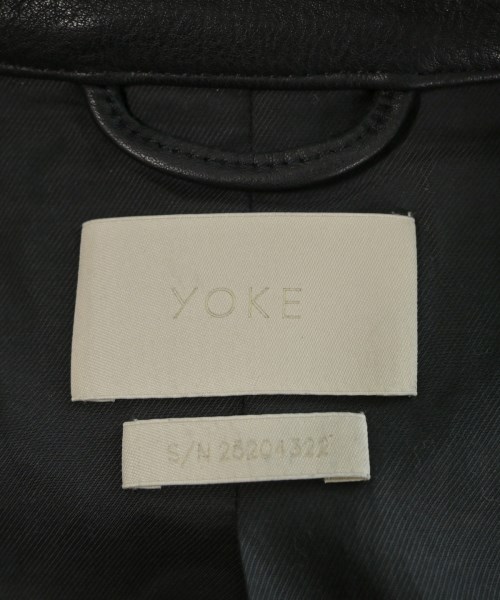 YOKE（ヨーク）ライダース 黒 サイズ:4(XL位) メンズ/2200606758017