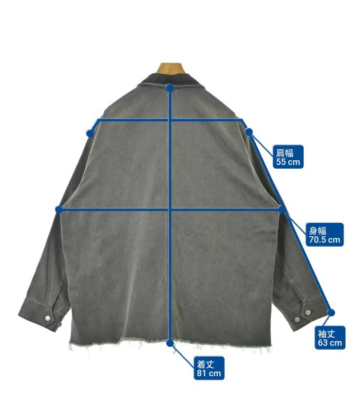 YOKE（ヨーク）カバーオール グレー サイズ:3(L位) メンズ/2200669845068