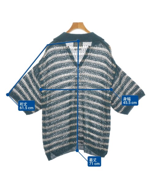 YOKE（ヨーク）ニット・セーター 青 サイズ:3(L位) メンズ/2200677017365