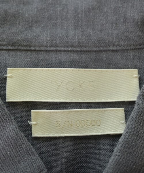 YOKE（ヨーク）カジュアルシャツ グレー サイズ:S メンズ/2200679587248