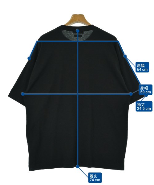 YOKE（ヨーク）Tシャツ・カットソー 黒 サイズ:4(XL位) メンズ/2200672861260